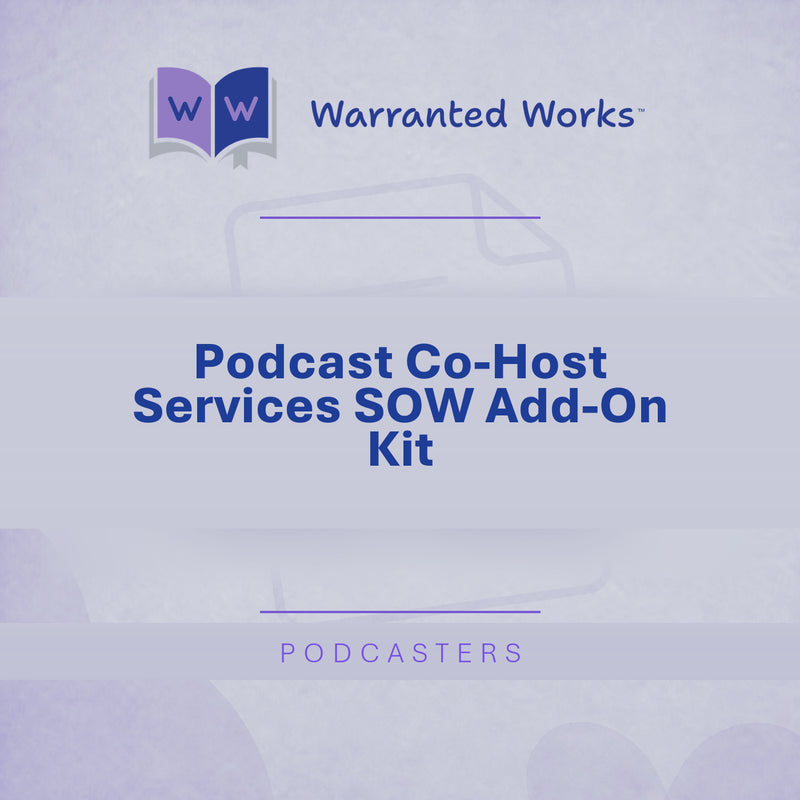 Podcast Co-Host Services SOW Add-On Kit