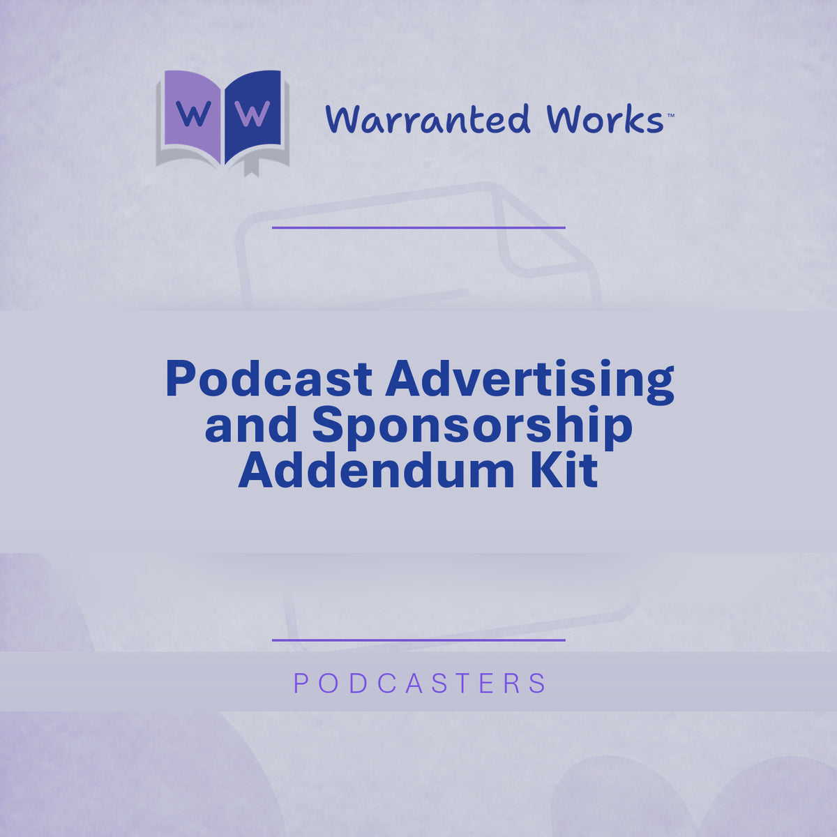 Podcast Advertising and Sponsorship Addendum Kit