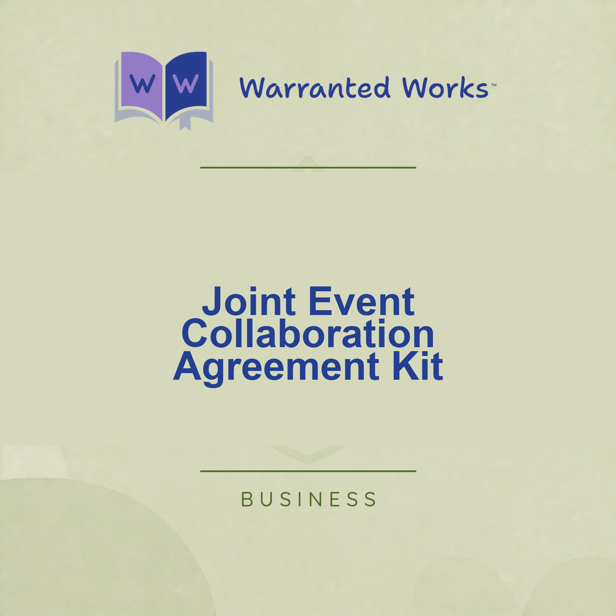 Joint Event Collaboration Agreement Kit