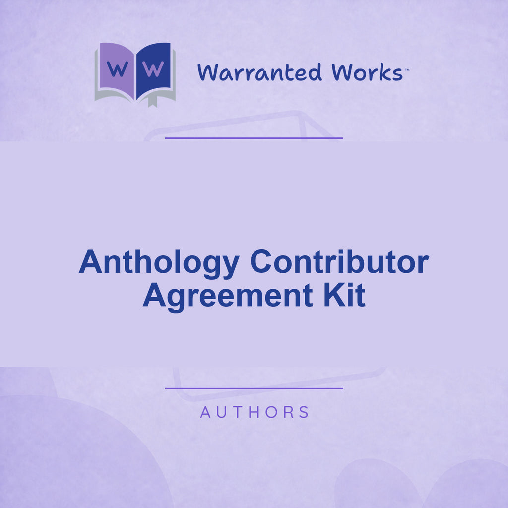 Anthology Contributor Agreement Kit — Author Edition