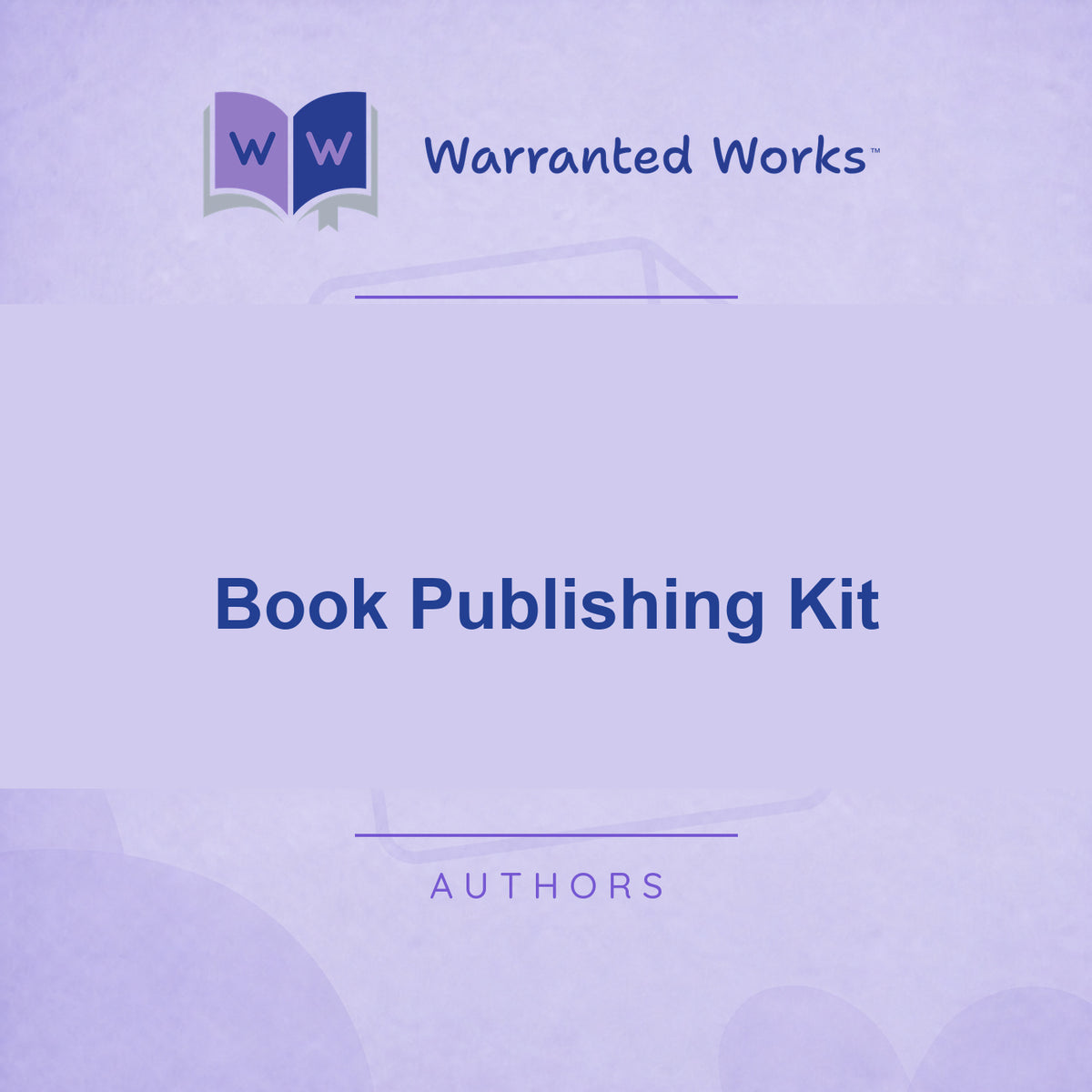 Book Publishing Kit — Author Edition