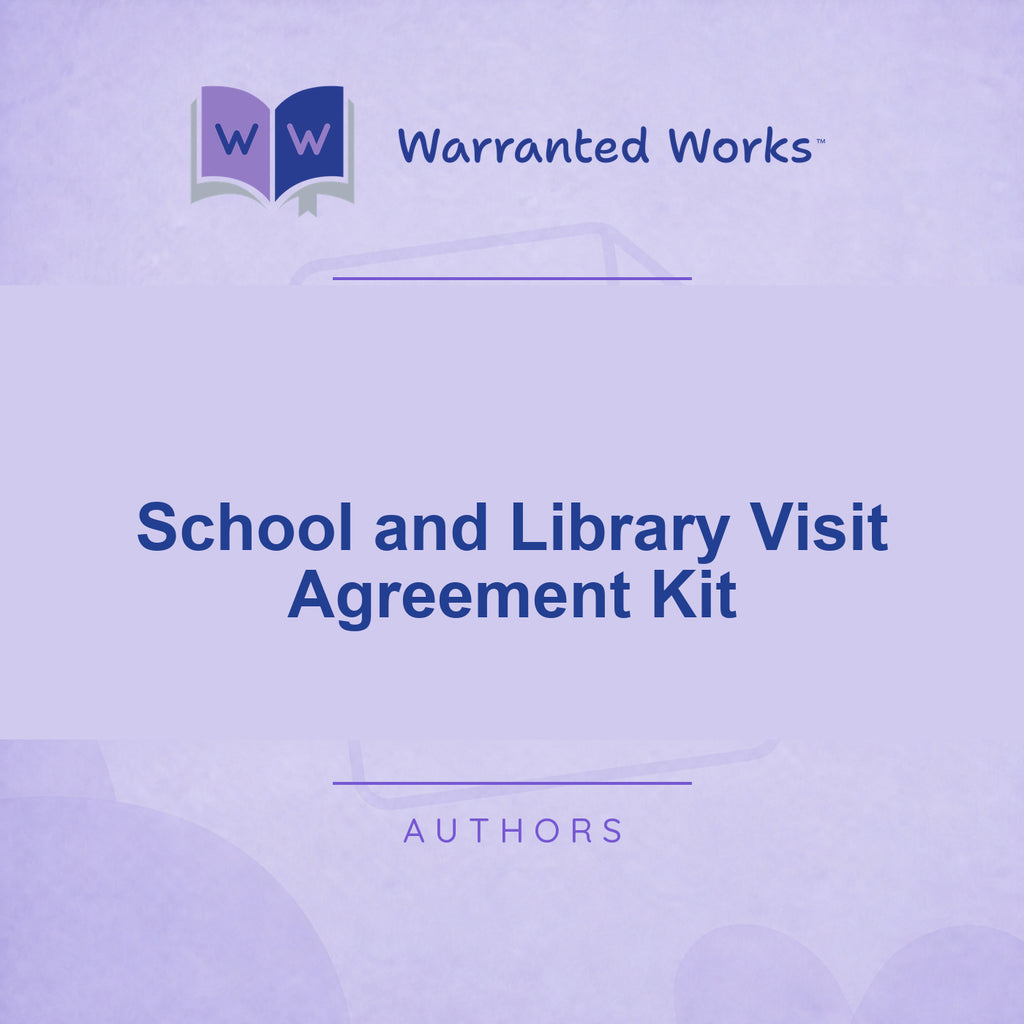 School & Library Visit Agreement Kit — Author Edition