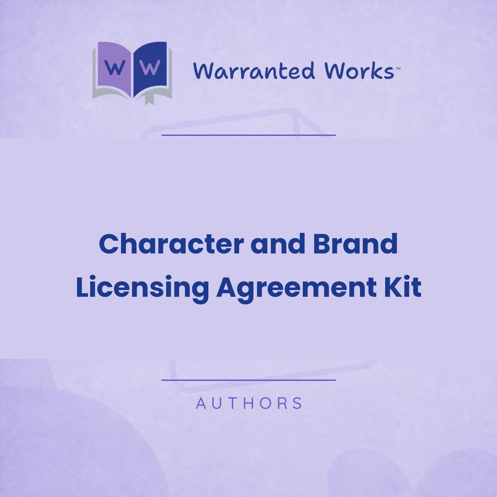 Character and Brand Licensing Agreement Kit — Author Edition cover