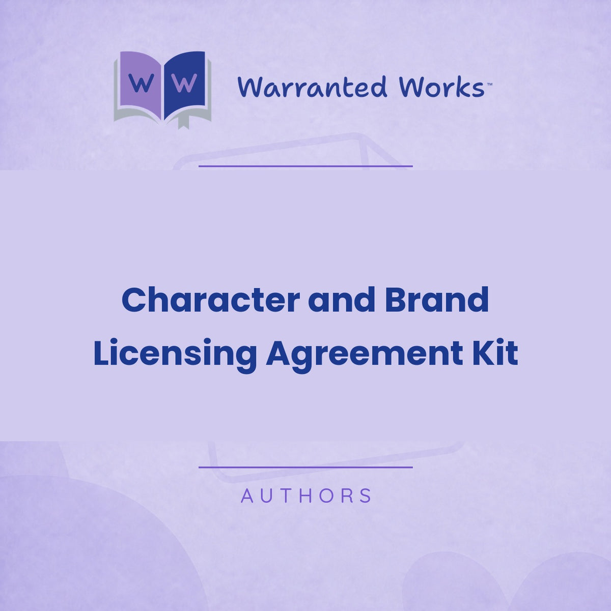 Character and Brand Licensing Agreement Kit — Author Edition cover