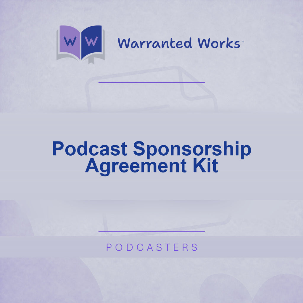 Podcast Sponsorship Agreement Kit — Brand Edition