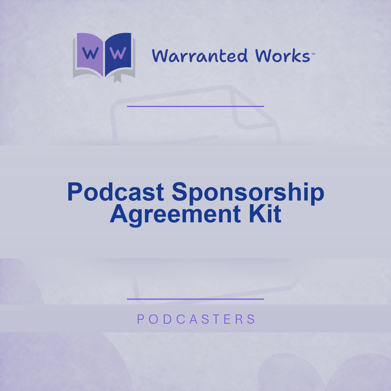 Podcast Sponsorship Agreement Kit — Brand Edition