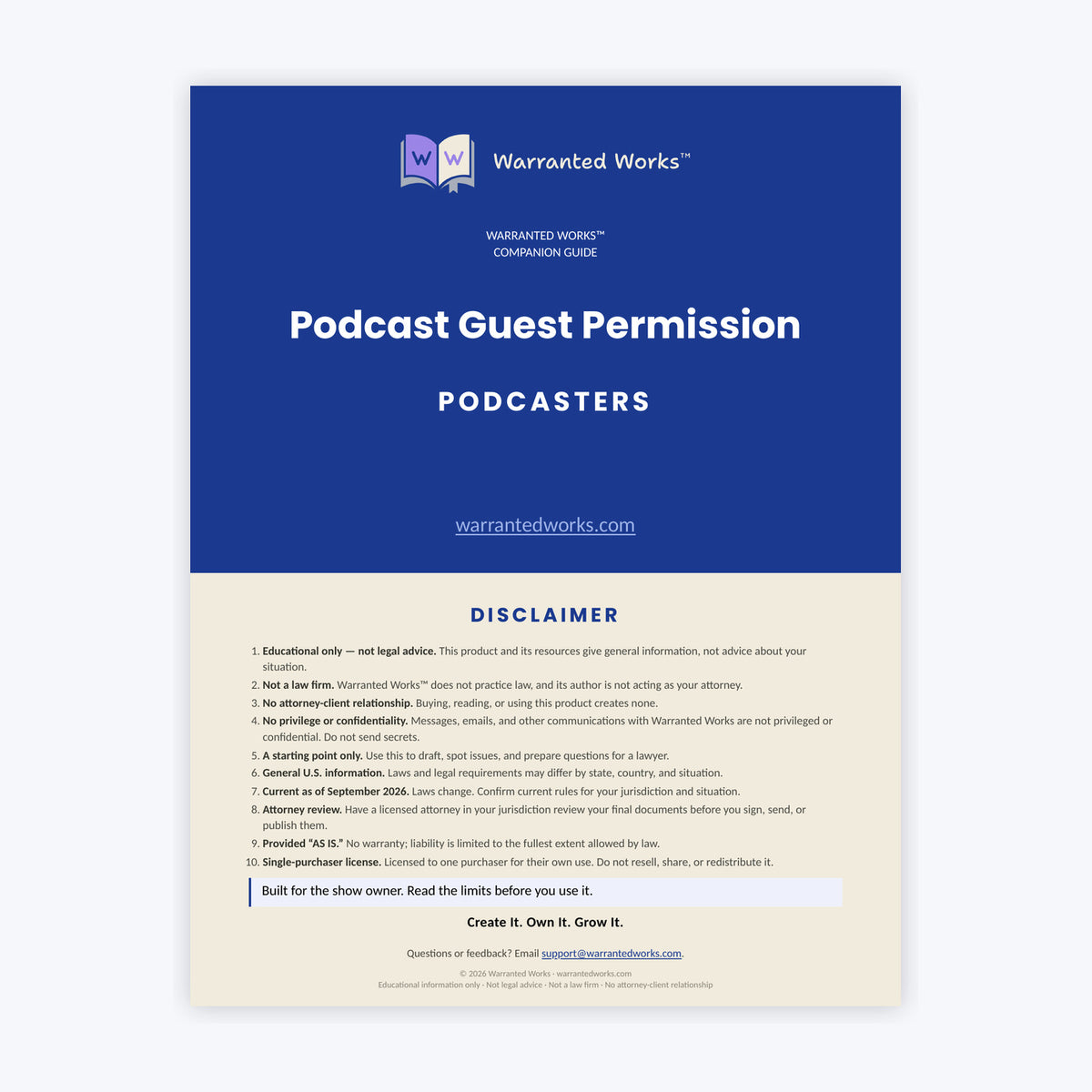 Podcast Guest Permission Kit