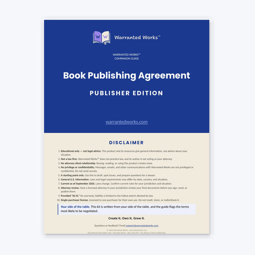 Book Publishing Kit - Publisher Edition