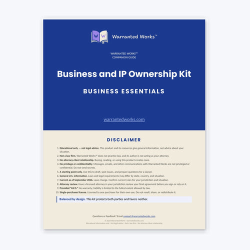 Business and IP Ownership Kit