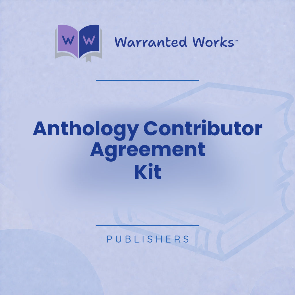 Anthology Contributor Agreement Kit - Publisher Edition — Warranted Works contract template for publishers