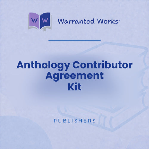 Anthology Contributor Agreement Kit - Publisher Edition — Warranted Works contract template for publishers