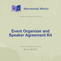Event Organizer and Speaker Agreement Kit — Organizer Edition